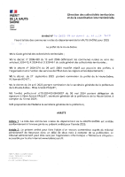 Arrêté communes rurales 2025