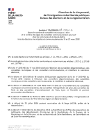 Arrêté fixant le nombre de conseillers municipaux à élire et le nombre de sièges de conseillers communautaires à pourvoir dans les communes de la Haute-Saône