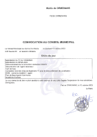 Convocation du 13.10.2023