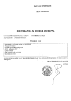 Convocation du 5.05.23