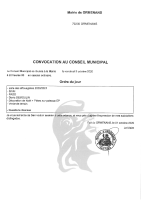 convocation conseil du 9 octobre 2020
