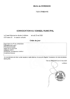Convocation CM 25.05.2026